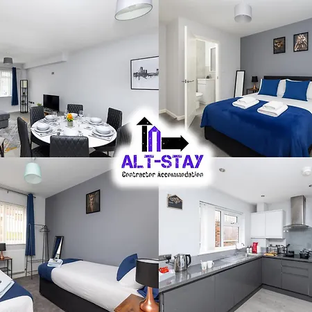 度假居 Alt-stay Leeds, M621 Junction 1 - Free Parking & Fast Wi-fi - Fussball Table - Master En-suite - Idea For Contractors & Long