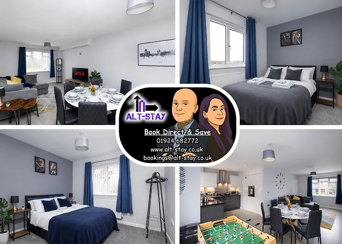 Stonecliffe 33 By Alt-Stay Contractor Accommodation - 3 Bed Contractor Home With Parking, Wi-Fi & Full Kitchen - Ideal For Long Stays *